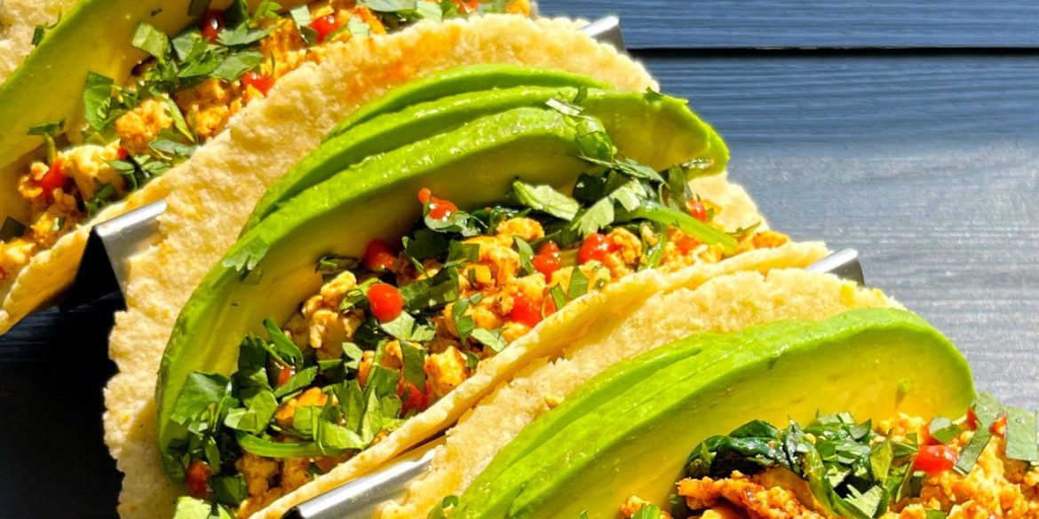 Easy Avocado and Tofu Breakfast Tacos for 2 Recipe