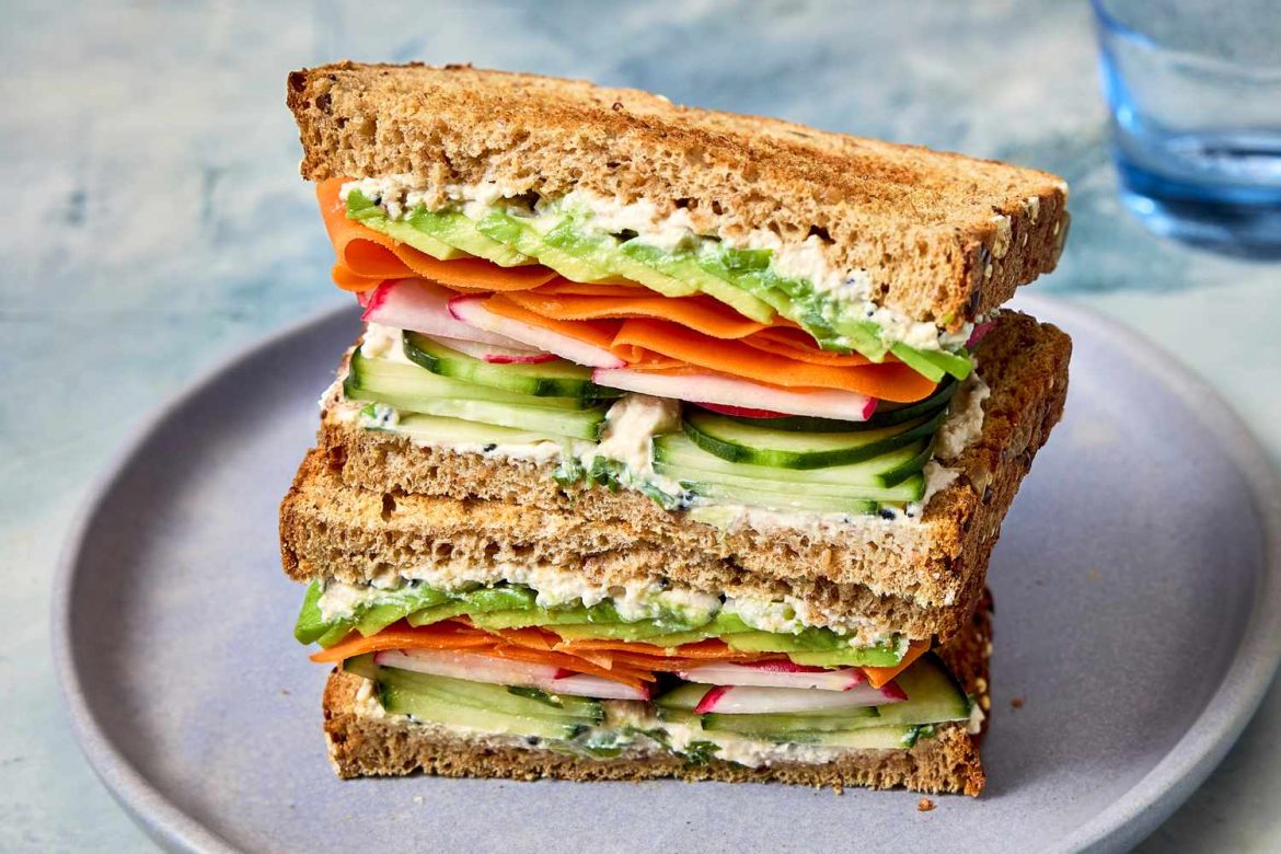 High-Protein Cucumber Sandwich
