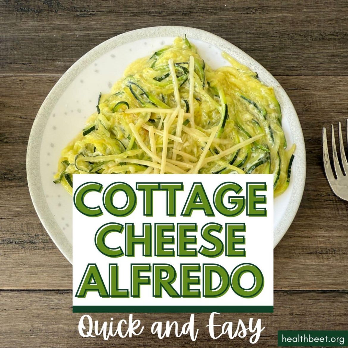 quick easy high protein cottage cheese alfredo thumbnail