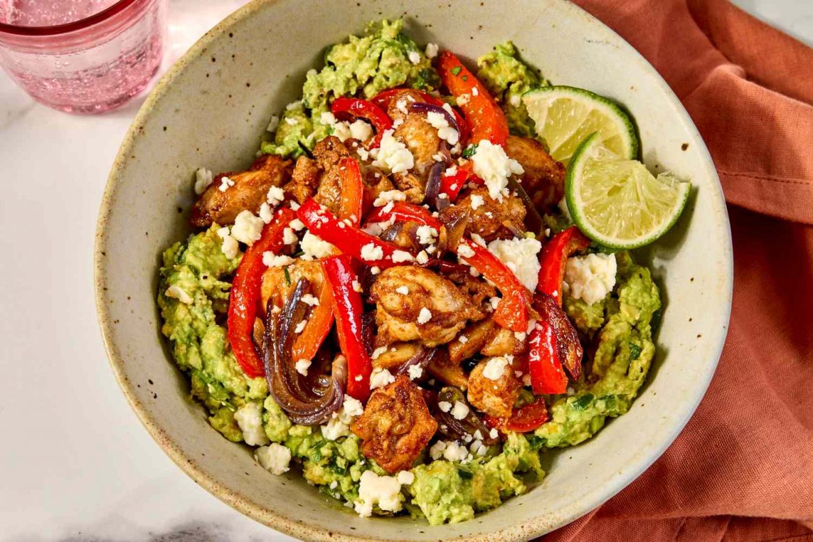 Chicken Guacamole Bowls
