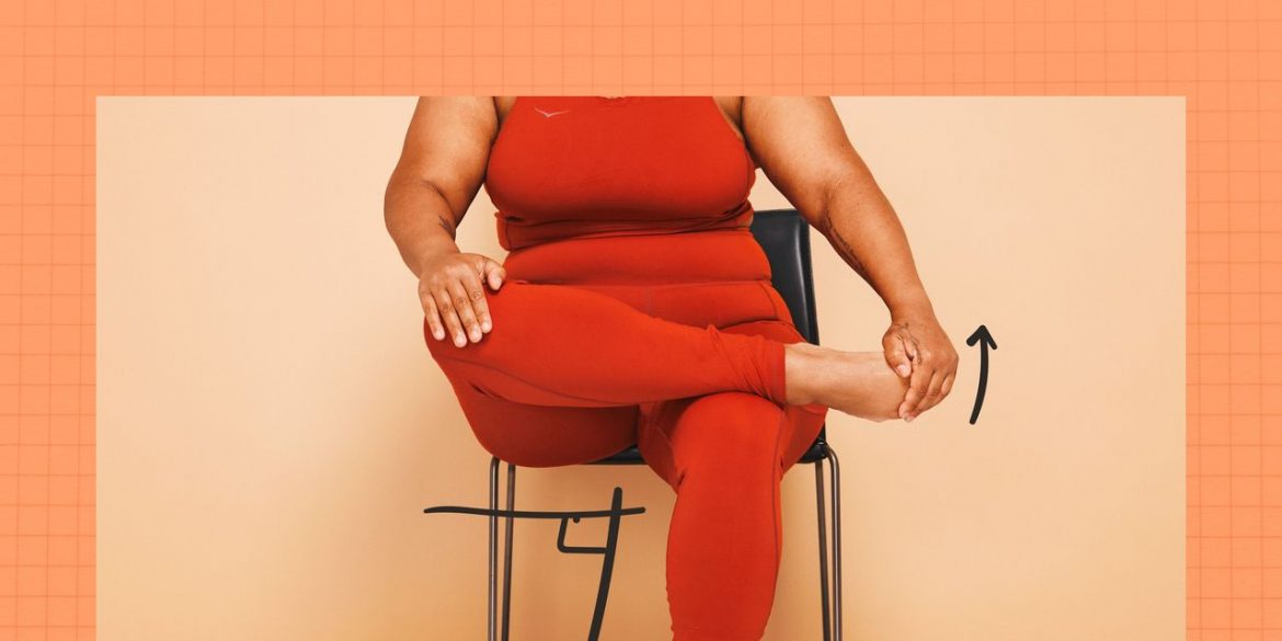 This Seated Shin Stretch Makes Tight, Achy Legs Feels So, So Good