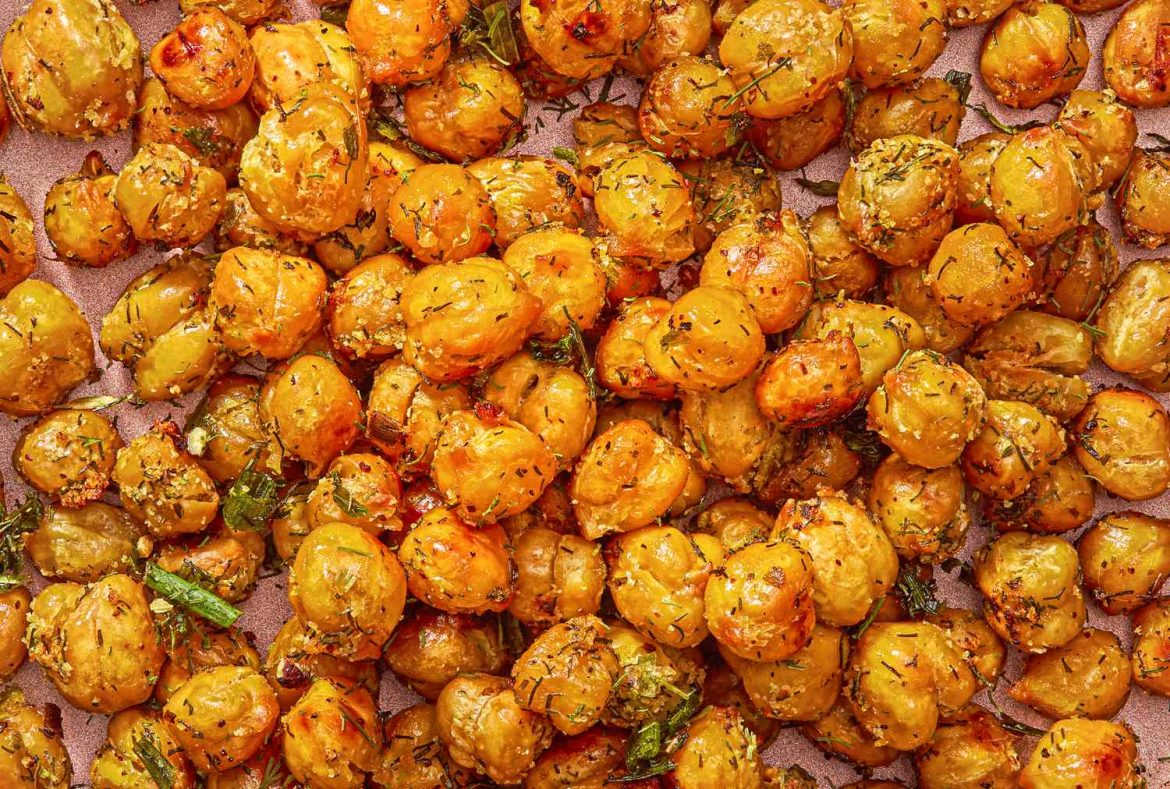 Ranch Roasted Chickpeas