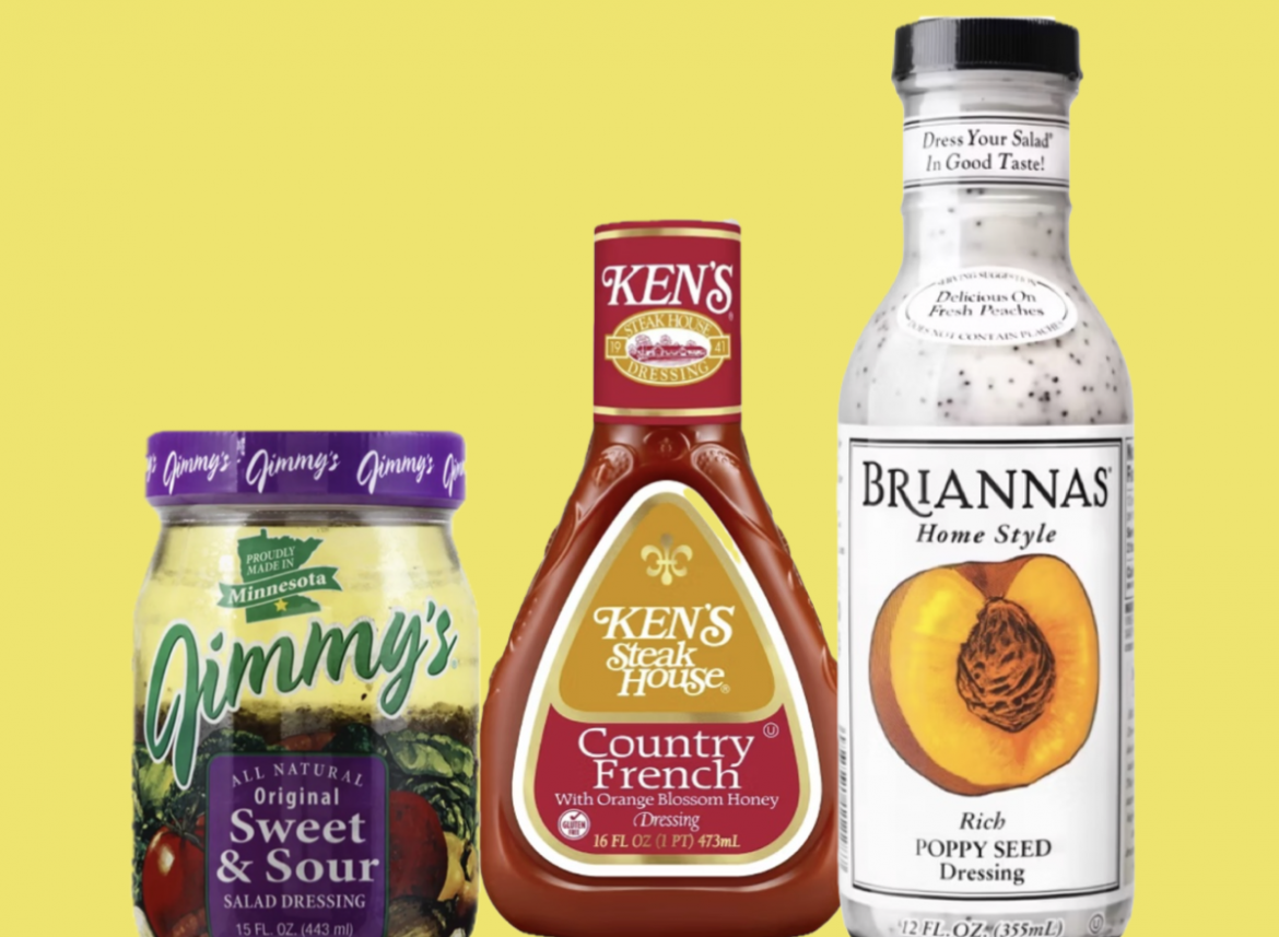 6 Unhealthiest Bottled Salad Dressings in Your Fridge