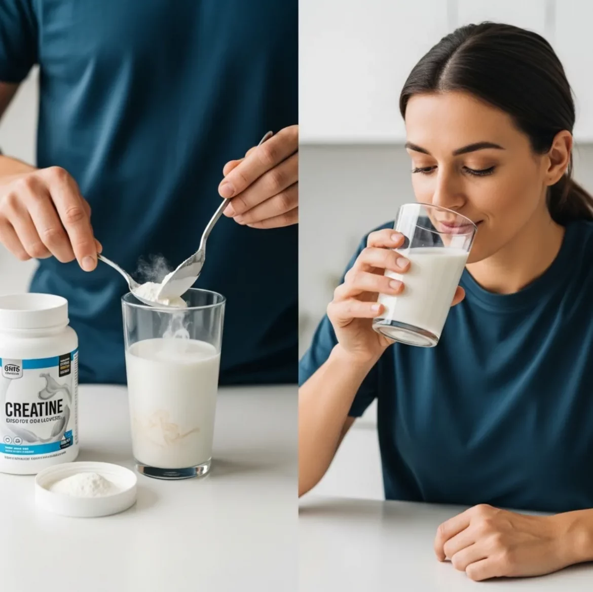 Can You Take Creatine With Milk? Find Out Now