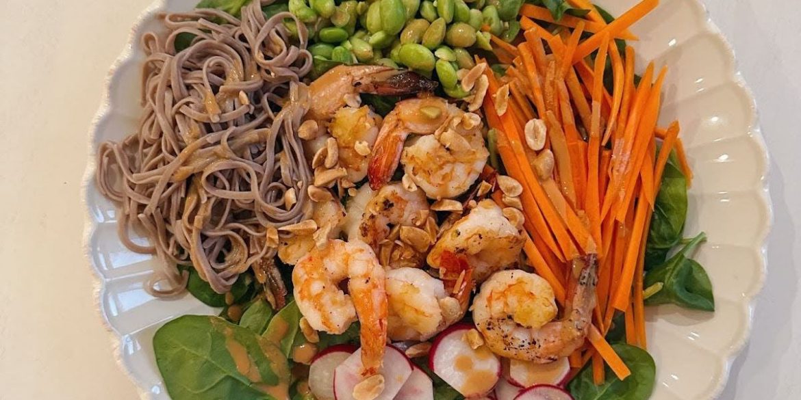 Spicy Peanut Shrimp Salad Recipe