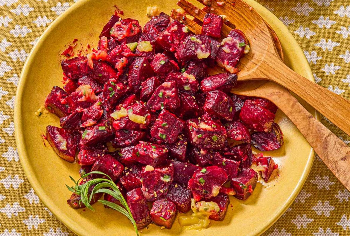 Garlic-Butter Roasted Beets